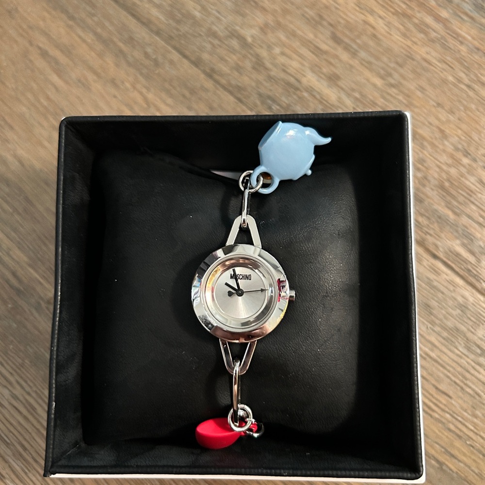 Moschino teatime women fashion watch. Rare addition.
